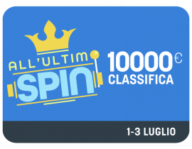 All’ultimo Spin: 10.000€ di bonus