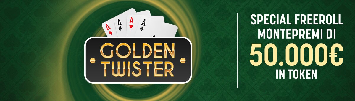 Golden Twister - 50.000€ ogni settimana in palio